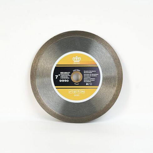 4 Inch Tile Continuous Rim Diamond Saw Blade for Cutting Ceramic Porcelain,Wet Cutting, 7/8"-5/8" Arbor in Saudi Arabia