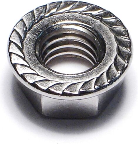 014973181666 Serrated Lock Nuts, 1/4-28, Piece-8 in Kuwait