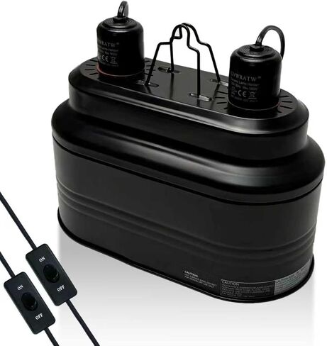 Reptile lamp, Maximum 160W Each Reptile hot lamp Comes with a Separate Switch, Suitable for Lizards, Turtles, Snakes, and Amphibians. in Saudi Arabia