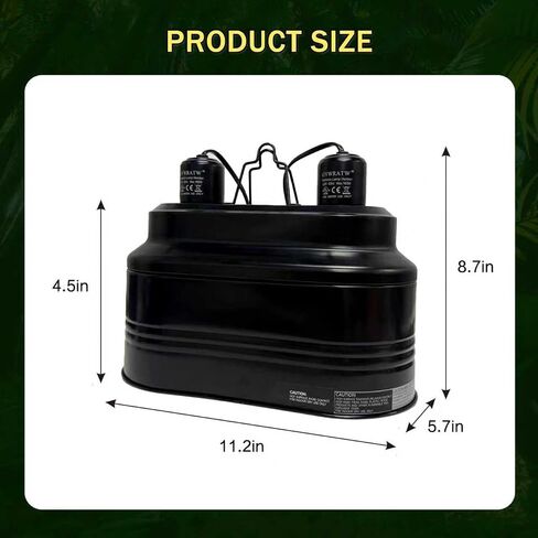 Reptile lamp, Maximum 160W Each Reptile hot lamp Comes with a Separate Switch, Suitable for Lizards, Turtles, Snakes, and Amphibians. in Saudi Arabia