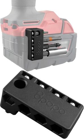 Upgraded Magnetic 1/4-Inch Hex Bits Holders Fit for Milwaukee 18V Impacts Drivers,DIY Magnet Drill Bit Tool Holster Pick Up Sleeve Organizer, Hex Screw Bit Storage on side of Power Drill,Right Side in Kuwait