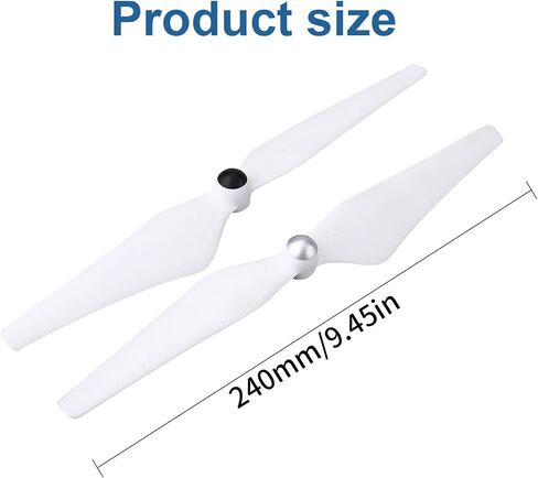 4 Pairs 9450 Self Tightening Drone Propeller(4CW+4CCW) Compatible with DJI Phantom 2/3/3PRO, Low Noise Propeller, Replacement Parts for Drone Blades in Kuwait