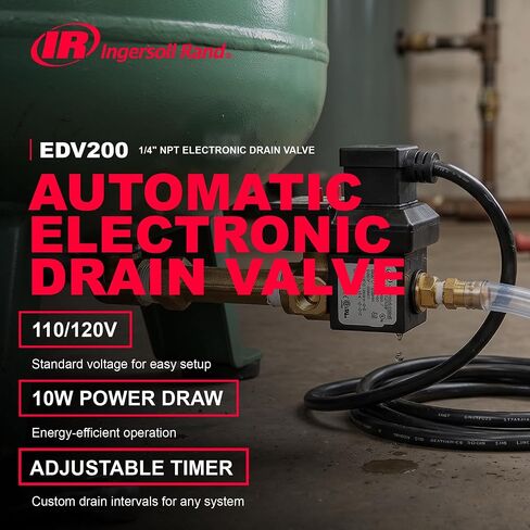 انجرسول راند Edv200 1/4npt 110/120 فولت صمام الصرف الإلكتروني in Kuwait