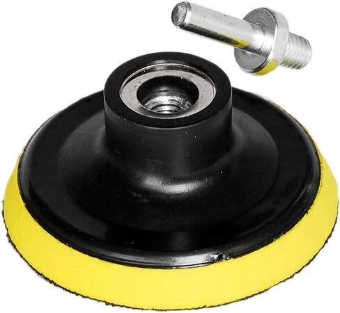 HIFROM 6-Inch/150mm Hook & Loop Backing Pad Orbital Sander Polisher Sanding Pad M14 Drill Adapter in Kuwait