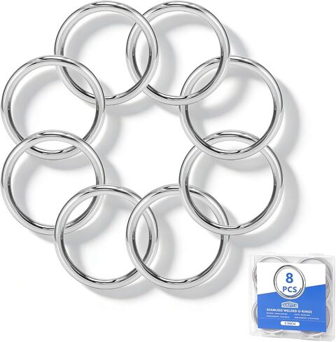 Metal Rings for Crafts 2 Inch, 8 Pcs in Kuwait