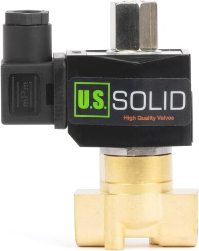 1" Brass Electric Solenoid Valve 12V DC NPT Normally Open Air Gas Non-potable Water Viton in Kuwait