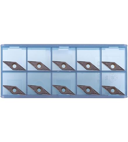 CDBP VBMT221 / VBMT110304 CNC Lathe Indexable Carbide Turning Insert for Metal Cutting, 1/4″ Inscribed Circle, VBMT, 10pcs in Saudi Arabia