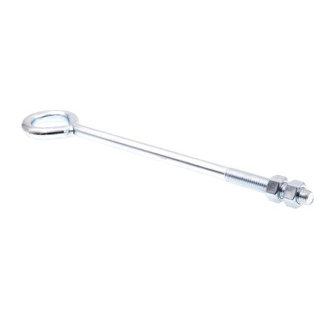 Prime-Line 9067029 Eye Bolts With Nuts, 1/2 In.-13 X 12 In., Zinc Plated Steel (10 Pack) in Kuwait