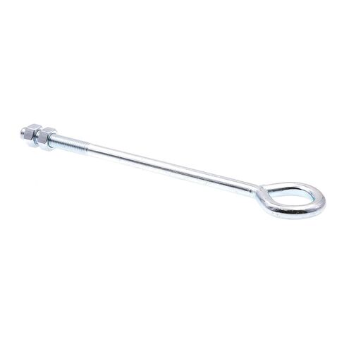 Prime-Line 9067029 Eye Bolts With Nuts, 1/2 In.-13 X 12 In., Zinc Plated Steel (10 Pack) in Kuwait