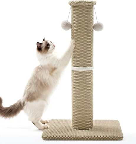 Made4Pets Tall Cat Scratching Post, Carpet Scratcher for Indoor Cats, 33" in Saudi Arabia