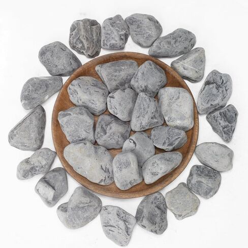 10LB Mixed Stones Pebbles River Rocks, Natural Beach Pebbles,1-2 Inch Decorative River Rocks for Landscaping Garden Paving Plant Rocks Crafting Walkways and Outdoor Decorative Stone in Saudi Arabia