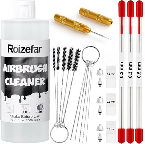 Roizefar 21PCS Airbrush Replacement Parts Kit for Cleaning, Maintenance in Saudi Arabia