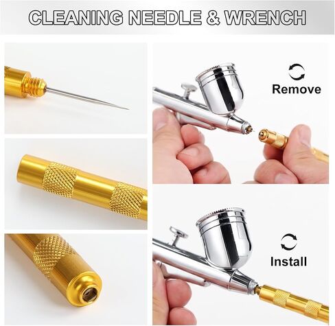 Roizefar 21PCS Airbrush Replacement Parts Kit for Cleaning, Maintenance in Saudi Arabia