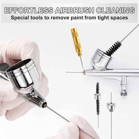 Roizefar 21PCS Airbrush Replacement Parts Kit for Cleaning, Maintenance in Saudi Arabia