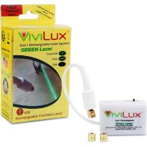 ViviLux 3-in-1 Red Laser Guide, Cordless Rechargeable Sewing Light, 20+ Hr in Kuwait