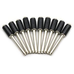 TEMO 10 pc 1/4 Inch Rubber Mandrel Sand Drum Holder 1/8 Inch Shank for Dremel Rotary Tools in Saudi Arabia