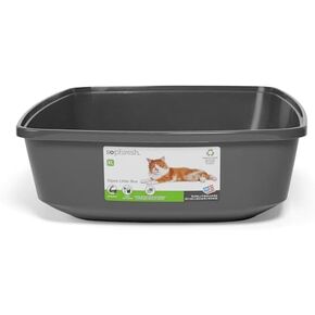 So Phresh by Petco Open Cat Litter Box Charcoal X-Large 22.4" L X 16.9" W X 5.4" H in Saudi Arabia