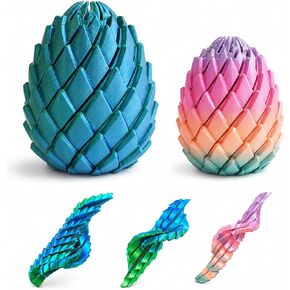 Twisty Fidget Egg 2Pcs, 3D Printed Fidget Toys in Kuwait