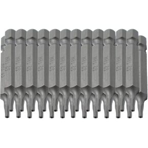 TEMO 25p T27H أمان مقاوم للعبث Torx 2 بوصة مفك براغي إدراج لقمة S2 فولاذ | تجميع التصنيع | 1/4 بوصة ساق سداسية مع فتحة تحرير سريع | فولاذ تايواني S2 ممتاز | مناسب لشركة Dewalt Milwaukee Bosch Makita in Kuwait
