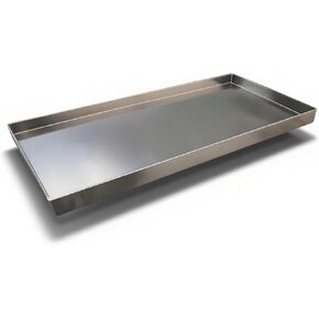 Stainless Steel Dog Crate Replacement Tray - Waterproof, Welded, Leak-Proof Floor Pan for Pet Cage - Chew-Resistant in Kuwait