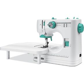 BSHAPPLUS Sewing Machine with Extension Table, 56 PCS Accessory Kit & 12 Built-in Stitches for Beginners & Kids, DIY Projects, Crafting, Quick Fixes, Household Mending Machine (9W) in Kuwait