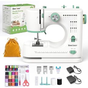 BESGEER Sewing Machine for Beginners with 16 Stitches,42Pcs Sew-Threads Kit in Kuwait