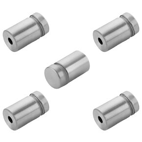 Juvielich Sign Standoff Screws 8 Pack (1/2 in. Dia x 1 in. L) Advertising Screws Stainless Steel Wall Standoff Mounts Hardware for Sign Holders Glass Acrylic Nail，Sliver in Saudi Arabia
