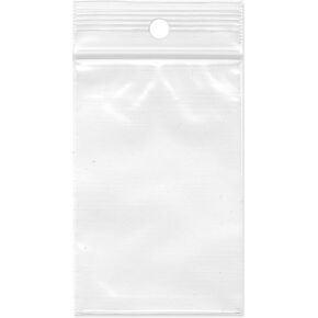 Plymor 2" x 3" (Pack of 200), 2 Mil with Hang-Hole Zipper Reclosable Plastic Bags in Saudi Arabia