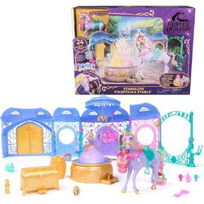 Unicorn Academy Starglow Fountain Stable, Dolls & Unicorn Toys, Ages 4+ in Kuwait