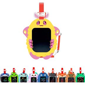 Boogie Board Sketch Pals Fox 4" LCD Writing Tablet for Kids – Reusable Mess-Free Drawing Pad with Tethered Stylus – Clip-On Travel Doodle Board Toy – Ages 3+ in Kuwait