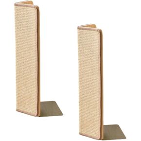 SHENGOCASE 2-Pack Sofa Corner Cat Scratching Post, 23.6" Tall, Sisal, Replaceable Scratch Pad Mat, Couch Protector in Kuwait