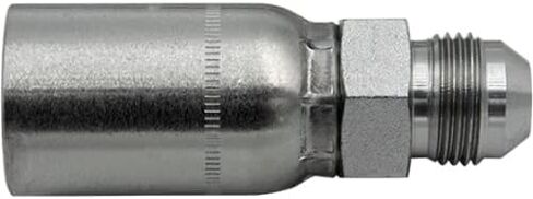 (10-Pack) MJ-10-12 | 5/8" Hose x 3/4" JIC 37° Male Hydraulic Hose End Crimp Fitting in Saudi Arabia