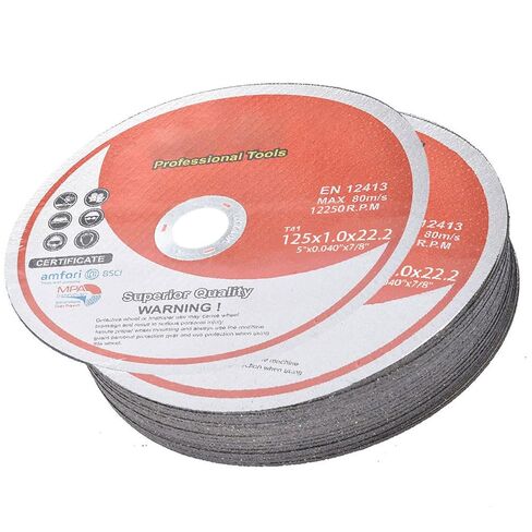 Cut Off Wheels 25 Pack, 5x0.04x7/8 inch Cutting Discs Ultra Thin Metal Stainless Steel Cut-Off Wheel Cutting Disc for Angle Grinder, General Purpose Metal Cutting in Kuwait