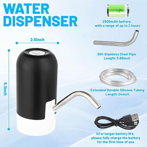 LBAIBB Water Table Pump for Step 2 - Cordless, Portable, Compatible with Most Water Tables - Pump for Water Table Toys Accessory for Kids Fun - Runs 3 Hours in Kuwait