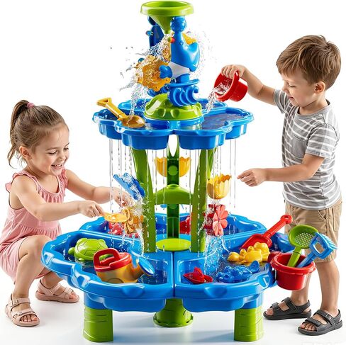JUKUDAHU Kid Water Table for Kids Ages 4-8 - Outdoor Activity Playset in Kuwait