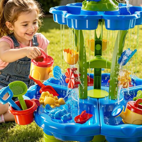 JUKUDAHU Kid Water Table for Kids Ages 4-8 - Outdoor Activity Playset in Kuwait