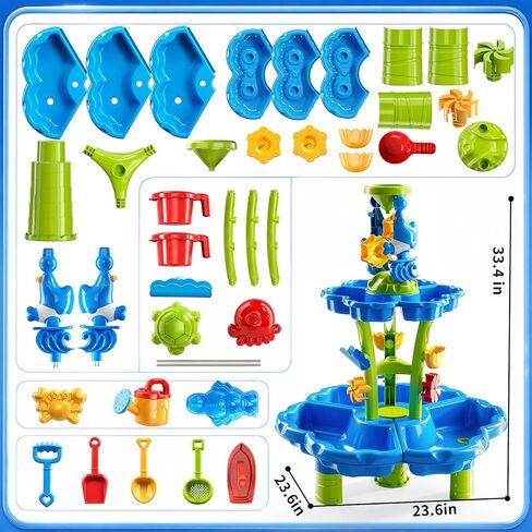JUKUDAHU Kid Water Table for Kids Ages 4-8 - Outdoor Activity Playset in Kuwait