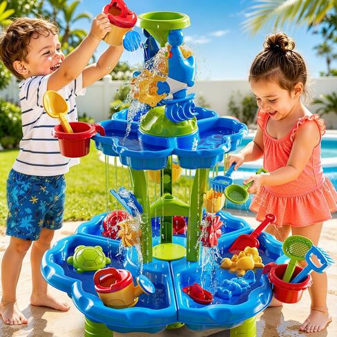 JUKUDAHU Kid Water Table for Kids Ages 4-8 - Outdoor Activity Playset in Kuwait