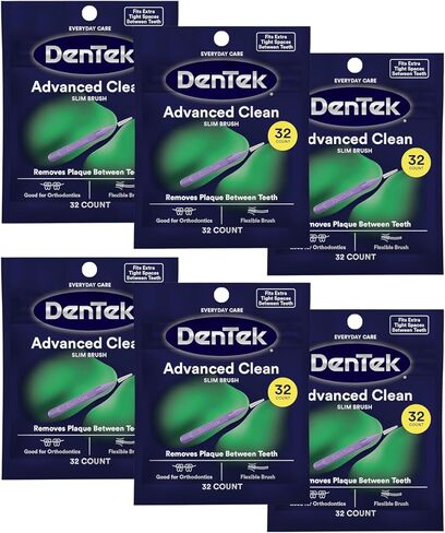DenTek Easy Brush Interdental Cleaners, Mint, 16 Count | 10 Pack in Kuwait
