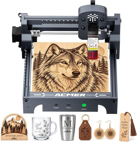 ACMER S1 Laser Engraver Machine, 6000mW Lazer Cutter in Saudi Arabia