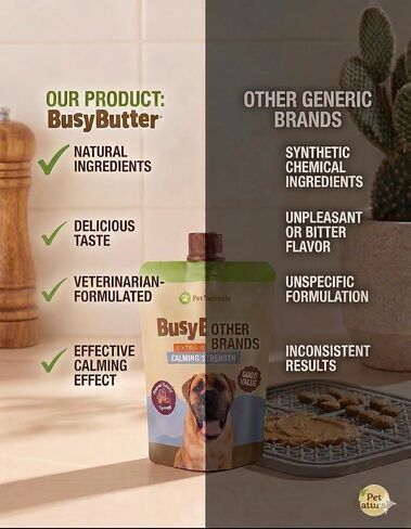 Pet Naturals BusyButter Extra Strength Calming Peanut Butter for Dogs, 6 oz in Kuwait