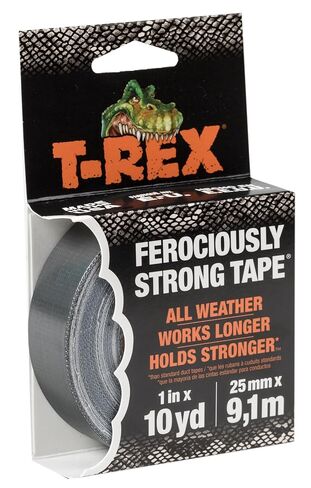 Duck Brand 241330 T-Rex Strong Tape, 10Yds, 1Rl, Silver in Kuwait