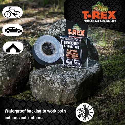 Duck Brand 241330 T-Rex Strong Tape, 10Yds, 1Rl, Silver in Kuwait
