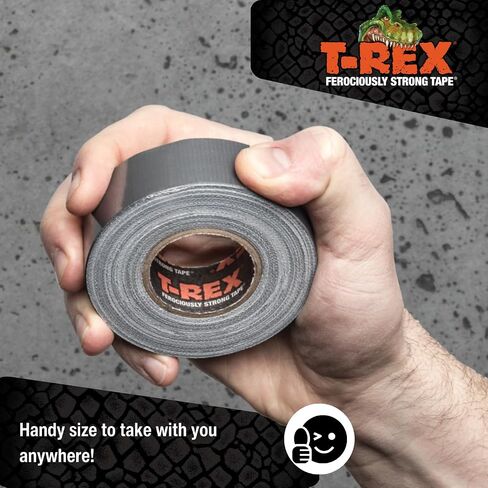 Duck Brand 241330 T-Rex Strong Tape, 10Yds, 1Rl, Silver in Kuwait