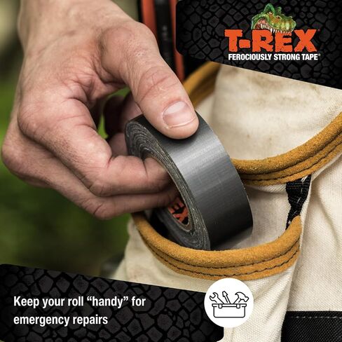 Duck Brand 241330 T-Rex Strong Tape, 10Yds, 1Rl, Silver in Kuwait