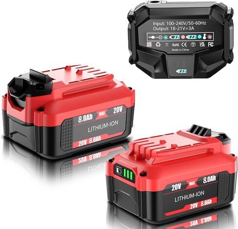 ترقية 3.5Ah استبدال لبطارية Craftsman 20V، متوافقة مع Craftsman 20 Volt V20 CMCB201 CMCB202 CMCB202-2 CMCB204 CMCB205 بطارية ليثيوم أيون 2 حزمة in Kuwait