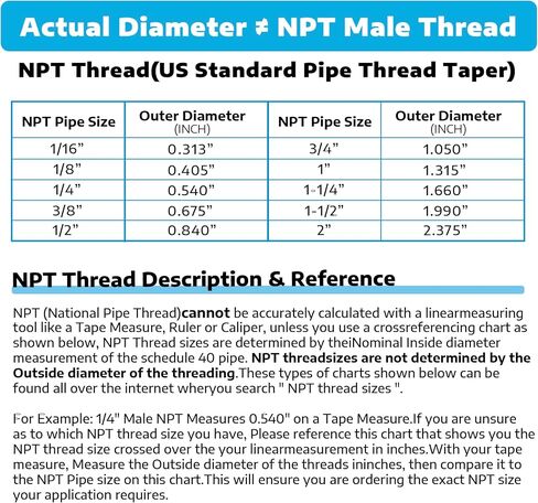 Metalwork Brass Pipe T Fitting Female Brach Tee 1/4" NPT Male x 1/4" NPT Male x 1/4" NPT Female Street Tee（Pack of 2） in Kuwait