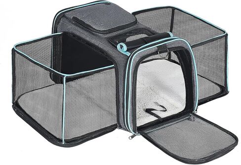Pesen Expandable Dog and Cat Carrier, Airline Approved, Soft-Sided in Kuwait