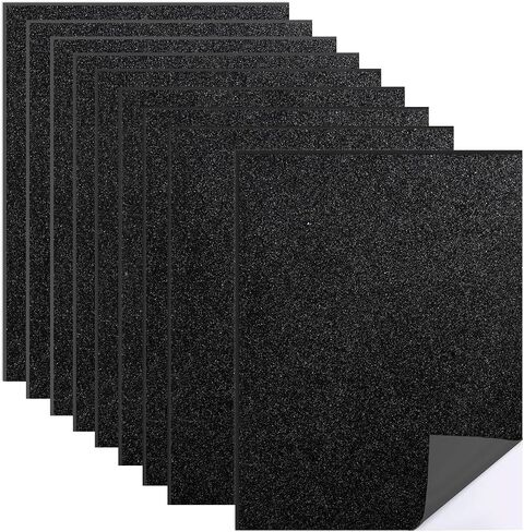 16 PCS Self Adhesive Sticky Glitter Foam Sheets Paper 6" x 8" (Pink) in Saudi Arabia