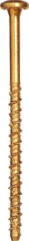 GRK 772691577856 19/64" x 5" 57785 CALIBURN XL Concrete Screws 25 Count, Gold in Kuwait